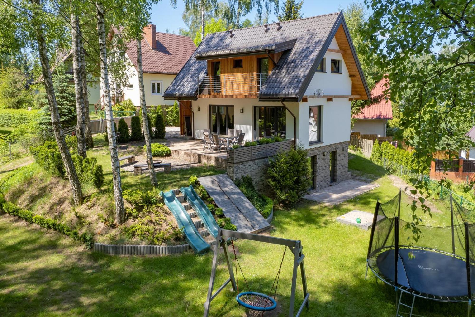 Mazursko - Komfortowe Domy 8 Osobowe Nad Jeziorem, Balia Lub Sauna Kretowiny Luaran gambar