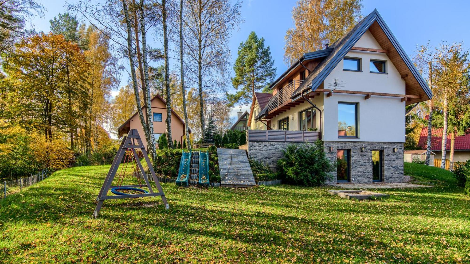 Mazursko - Komfortowe Domy 8 Osobowe Nad Jeziorem, Balia Lub Sauna Kretowiny Luaran gambar